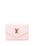 Louis Vuitton Pre-Owned 2021-2025 Leather Lockmini Wallet small wallets - Pink