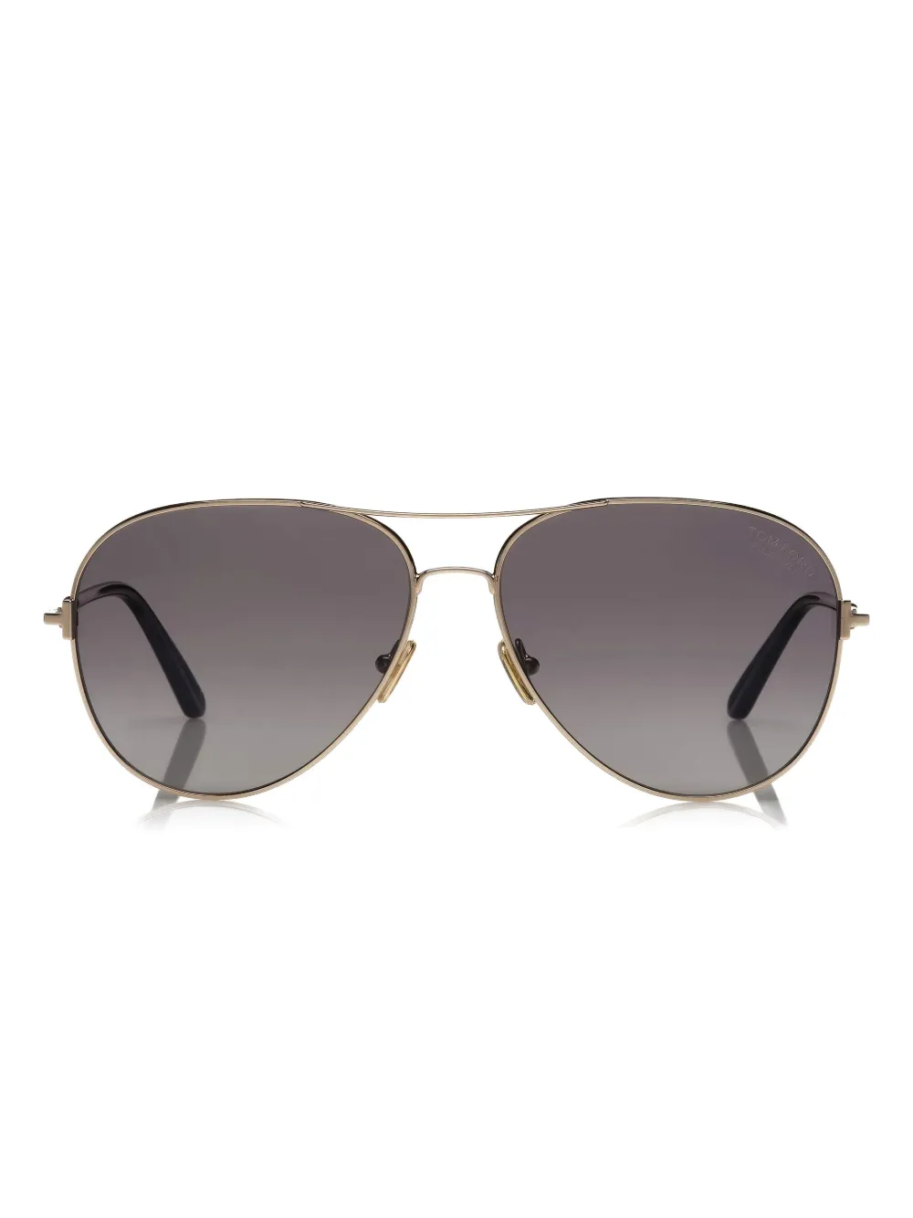 TOM FORD Eyewear Clark zonnebril met piloten montuur Zwart