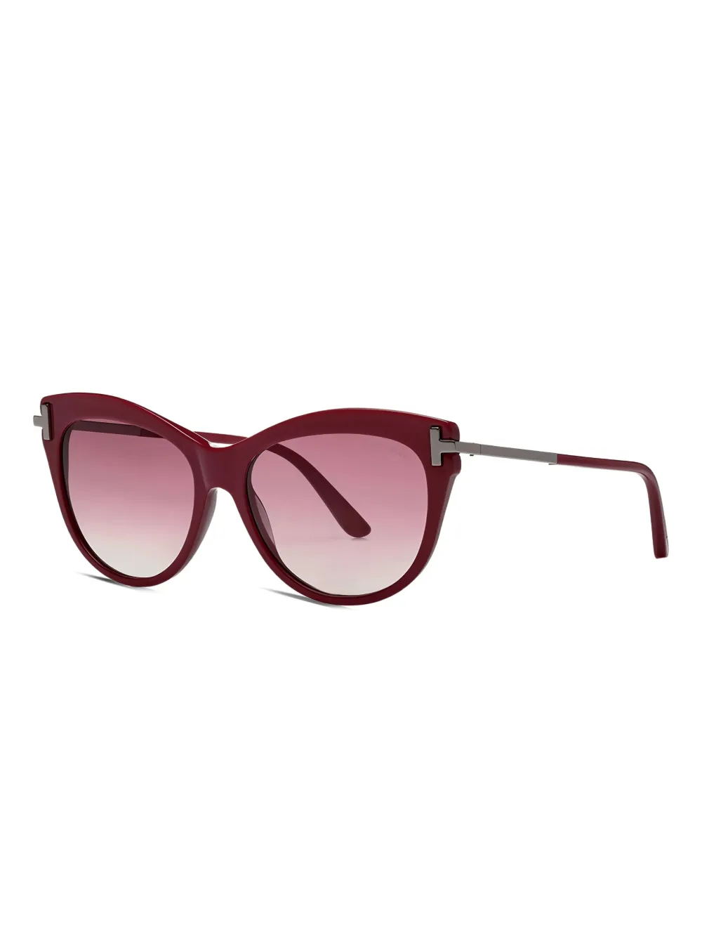 TOM FORD Zonnebril met cat-eye montuur Rood