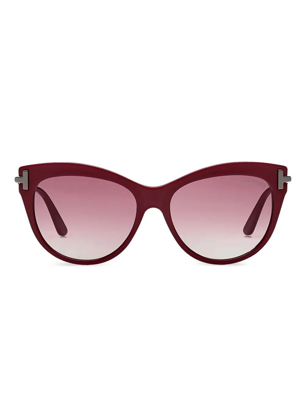 TOM FORD Zonnebril met cat-eye montuur Rood