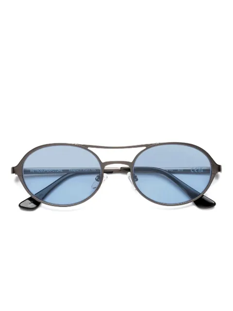 Retrosuperfuture lentes de sol con armazón estilo piloto