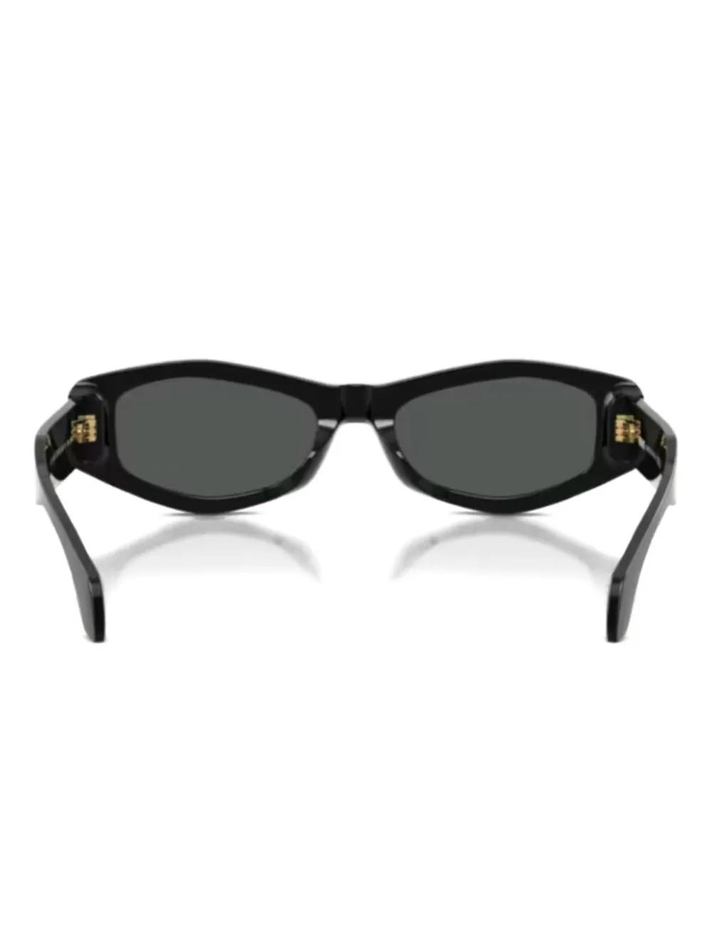 Versace Eyewear 4487 geometric-frame sunglasses Zwart