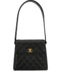 CHANEL Pre-Owned 1998 diamond-quilted handbag - Black