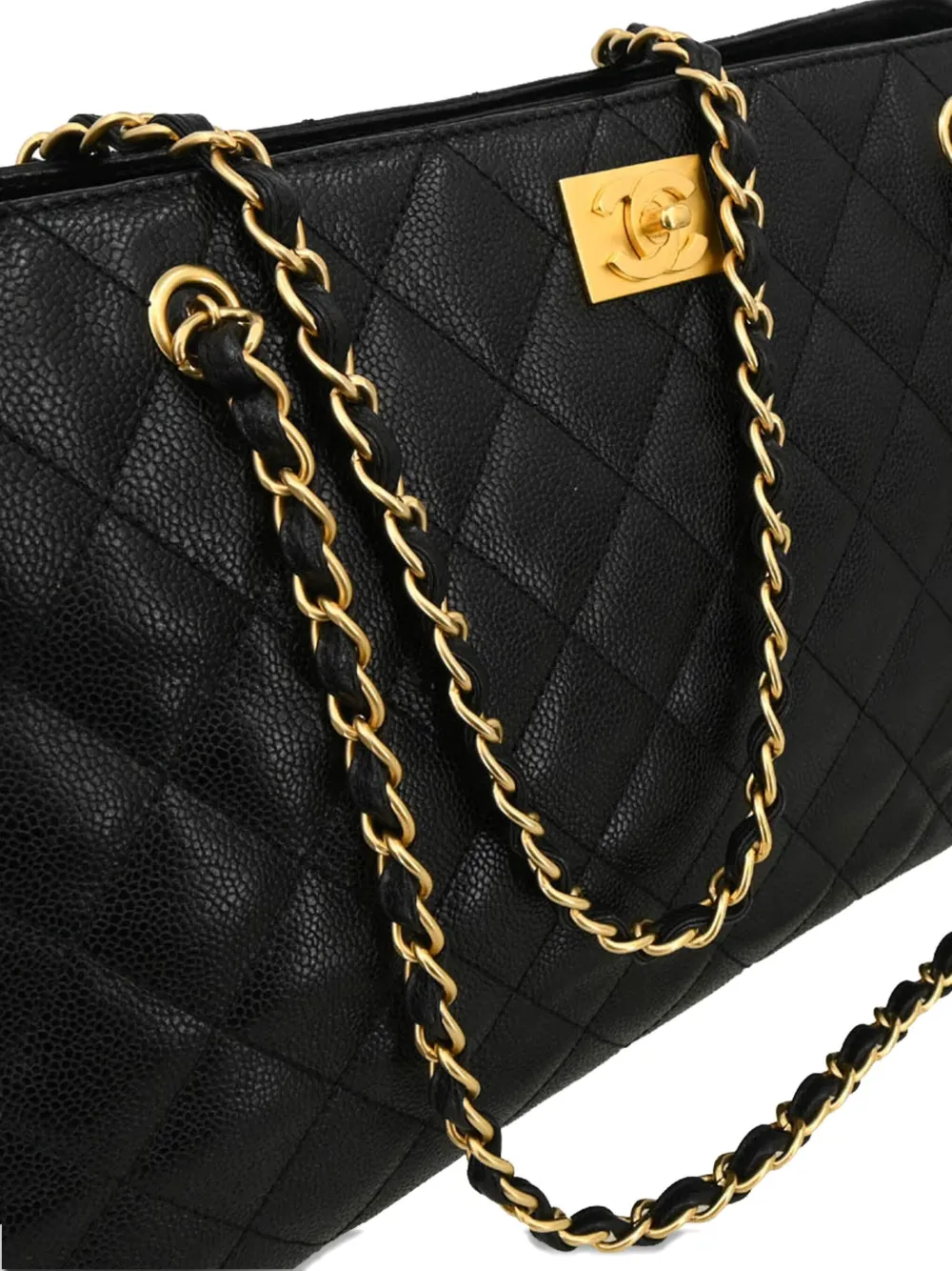 Pre-owned Chanel 2003 Chain-handle Tote Bag