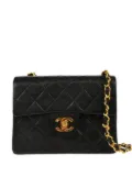 CHANEL Pre-Owned 1990 mini Classic Flap shoulder bag - Black