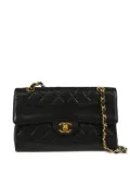CHANEL Pre-Owned 1990 diamond-quilted shoulder bag - Black