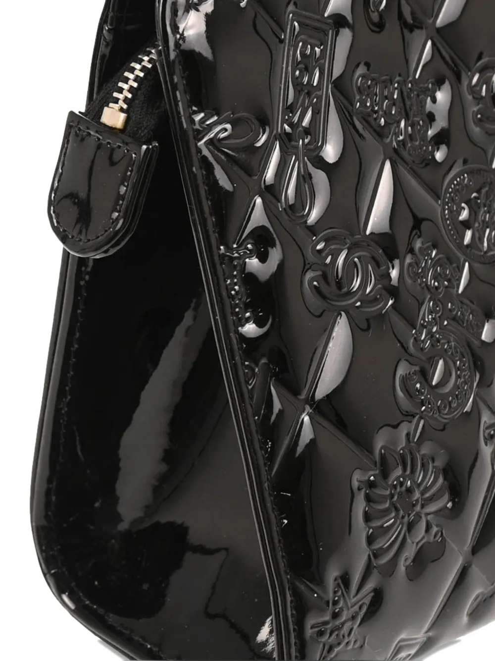 Pre-owned Chanel 2007 Icon Chain Handbag In Black