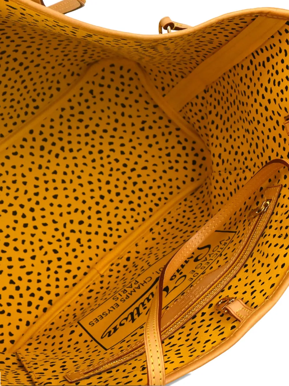 Pre-owned Louis Vuitton 2012 Neverfull Mm Tote Bag In Yellow