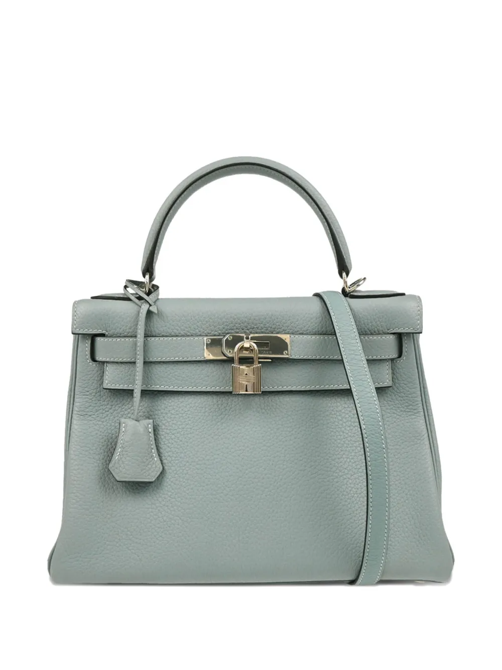 Hermès Pre-Owned 2012 Kelly 28 leather top-handle bag | Blue | Image 1