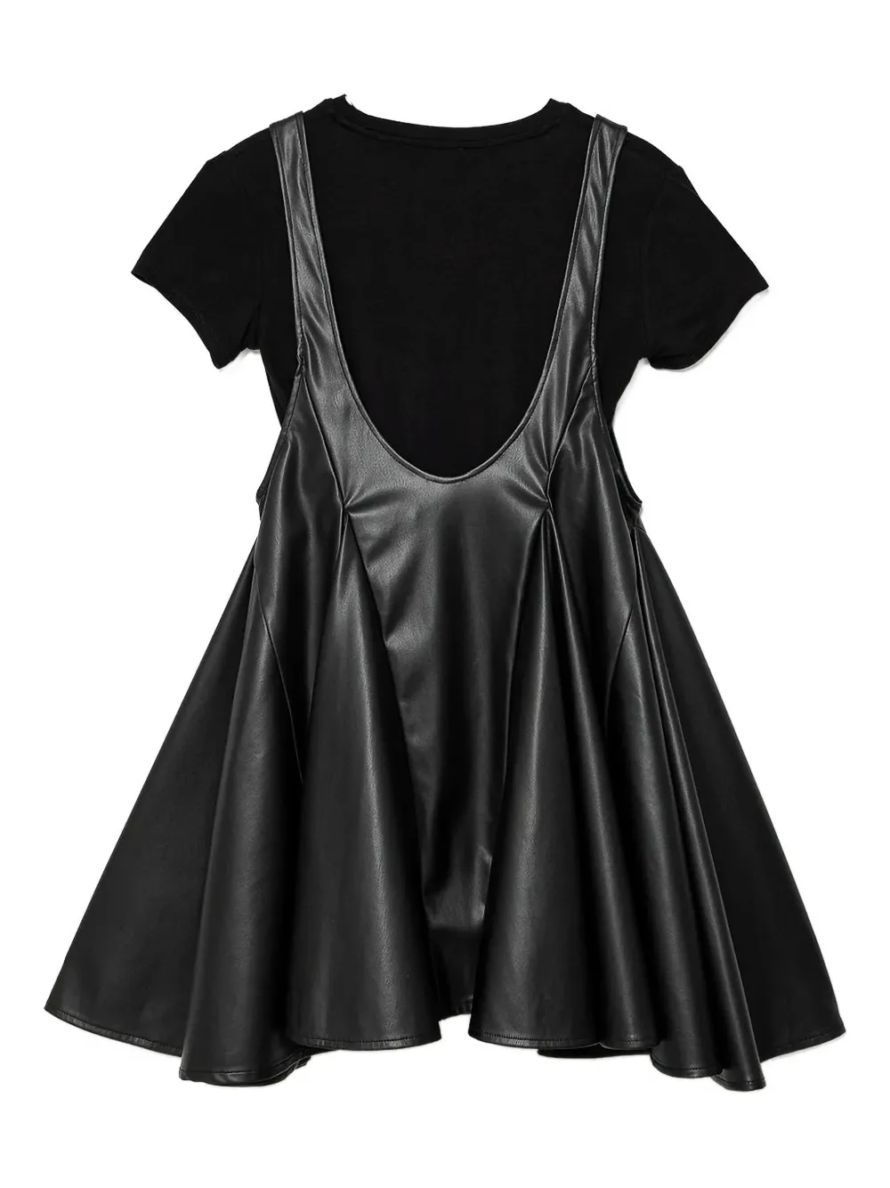 Pinko Kids Geplooide jurk Zwart