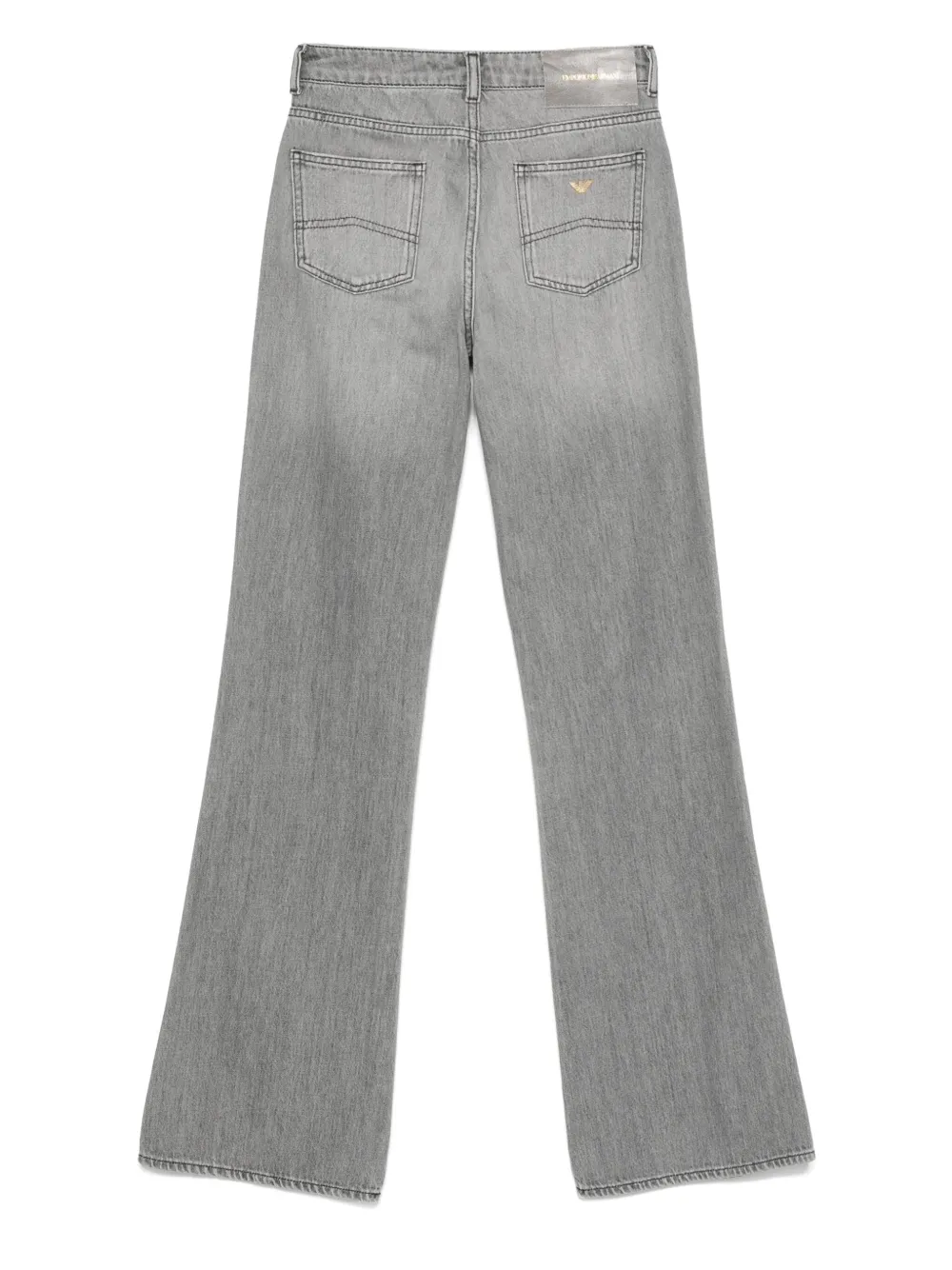 Emporio Armani wide-leg jeans Grijs