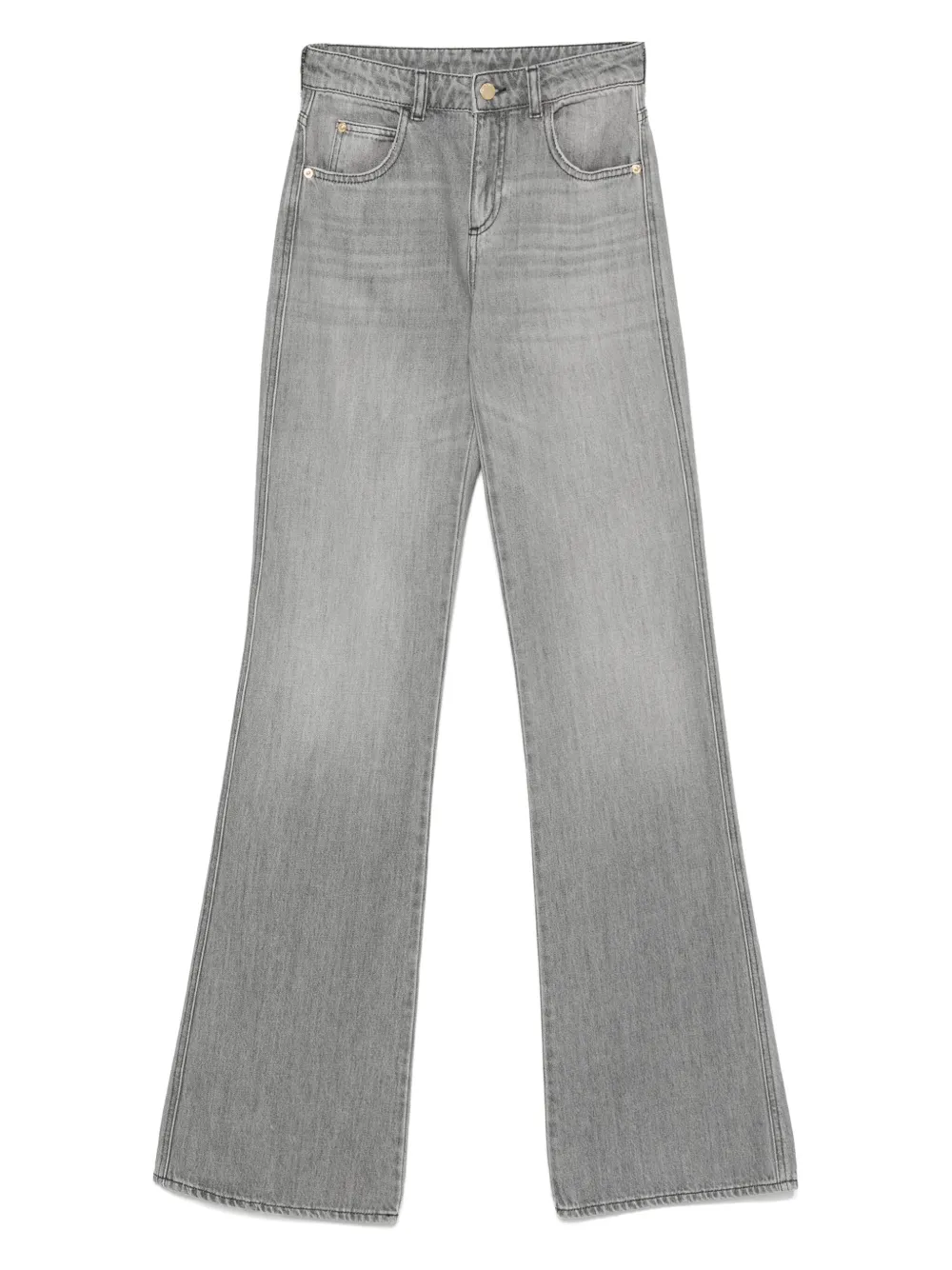 Emporio Armani wide-leg jeans Grijs