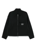 Emporio Armani logo-patch jacket - Black