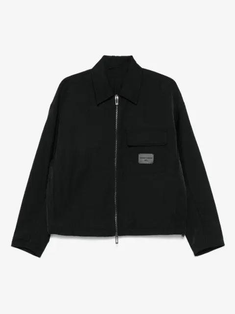 Emporio Armani logo-patch jacket 