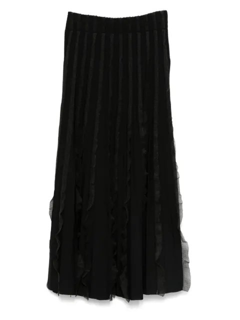 Emporio Armani ruffled midi skirt 