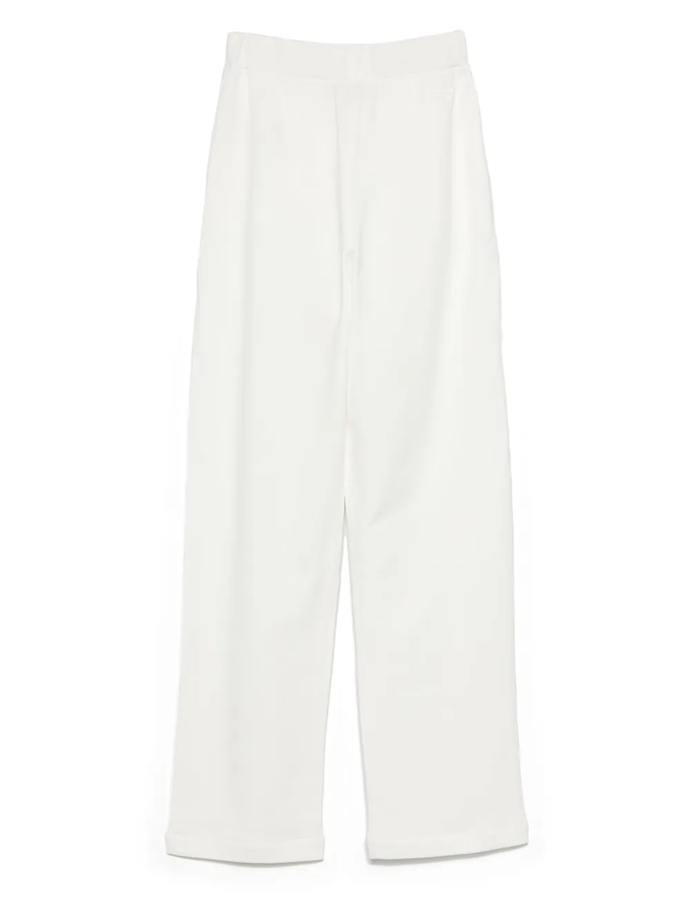 Emporio Armani organic-cotton trousers Wit