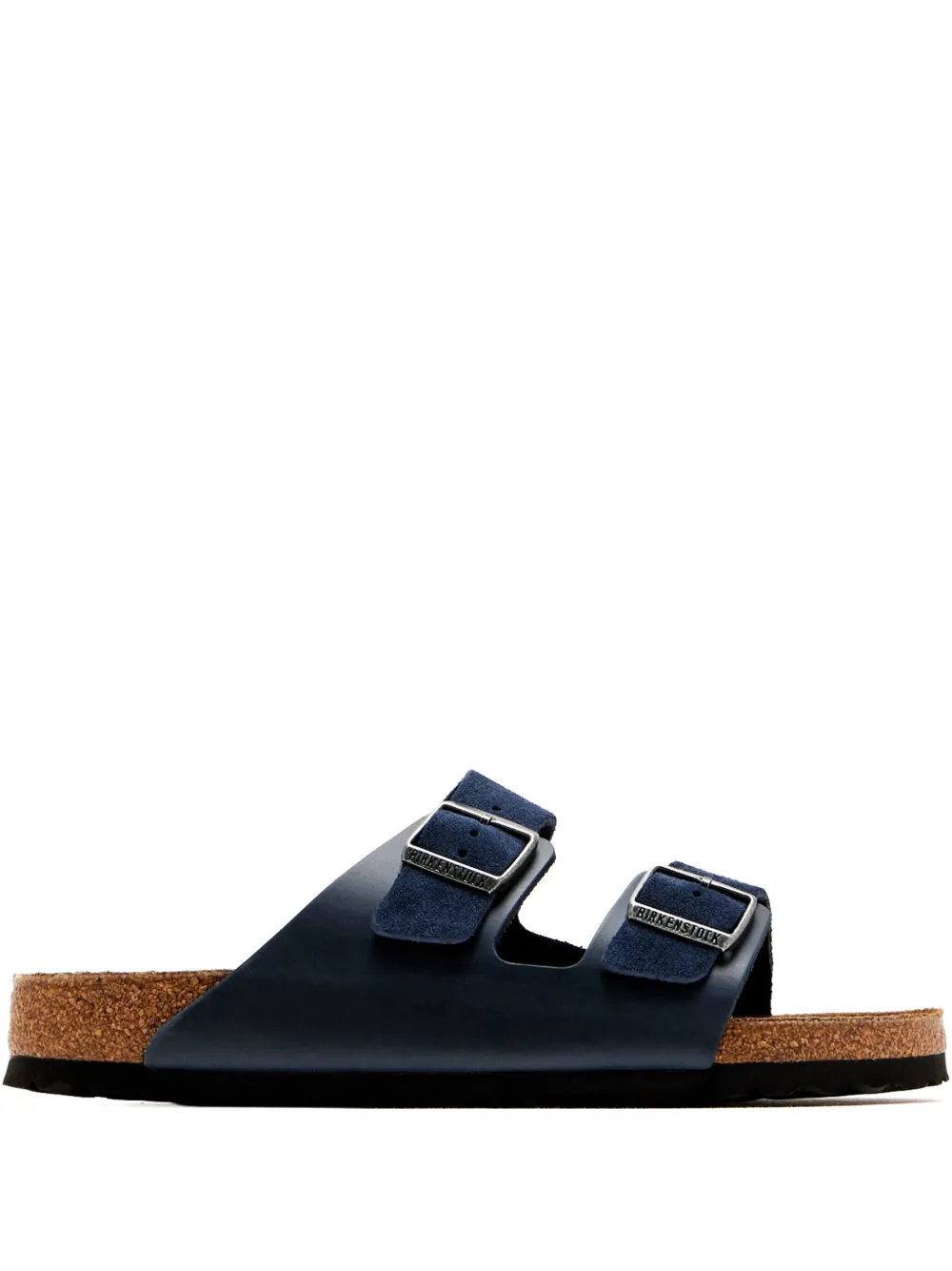 Birkenstock suede double-buckle sandals Blue