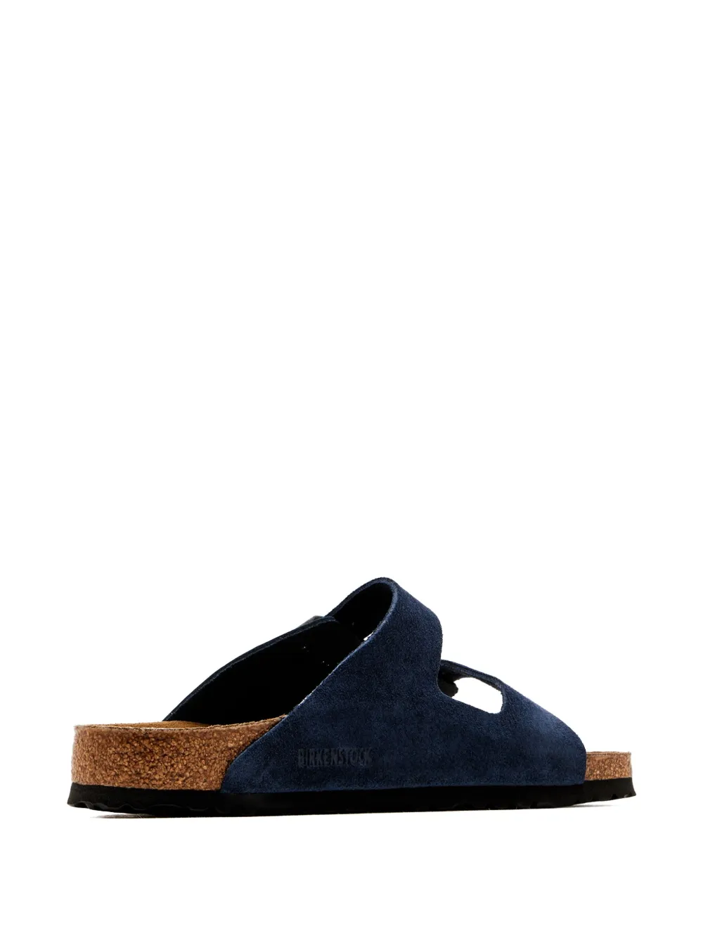 Birkenstock suede double-buckle sandals - Blauw