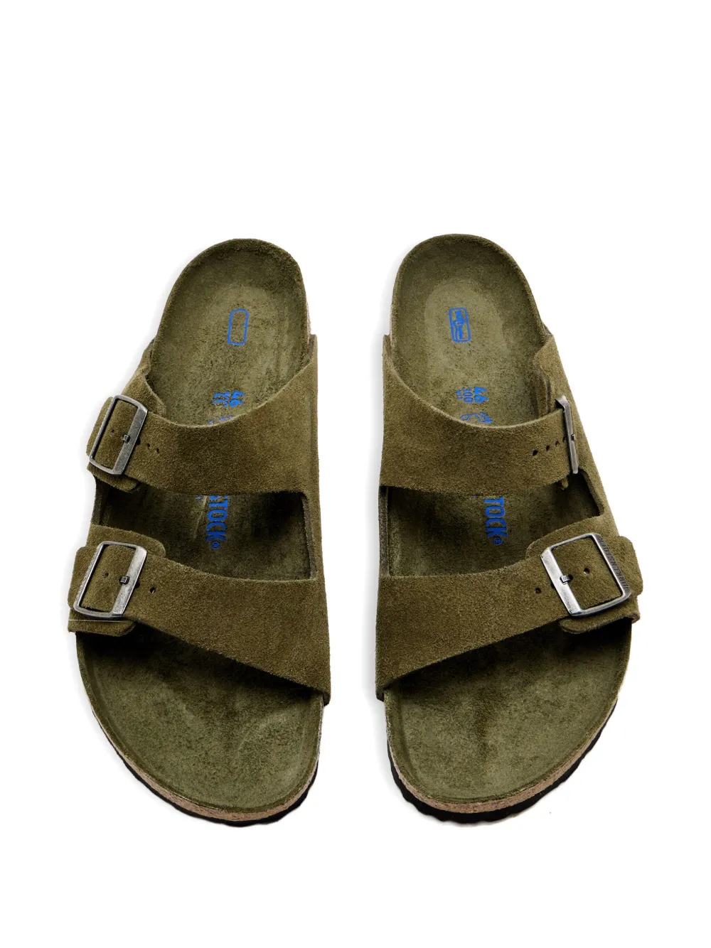 Birkenstock Arizona suede sandals Green