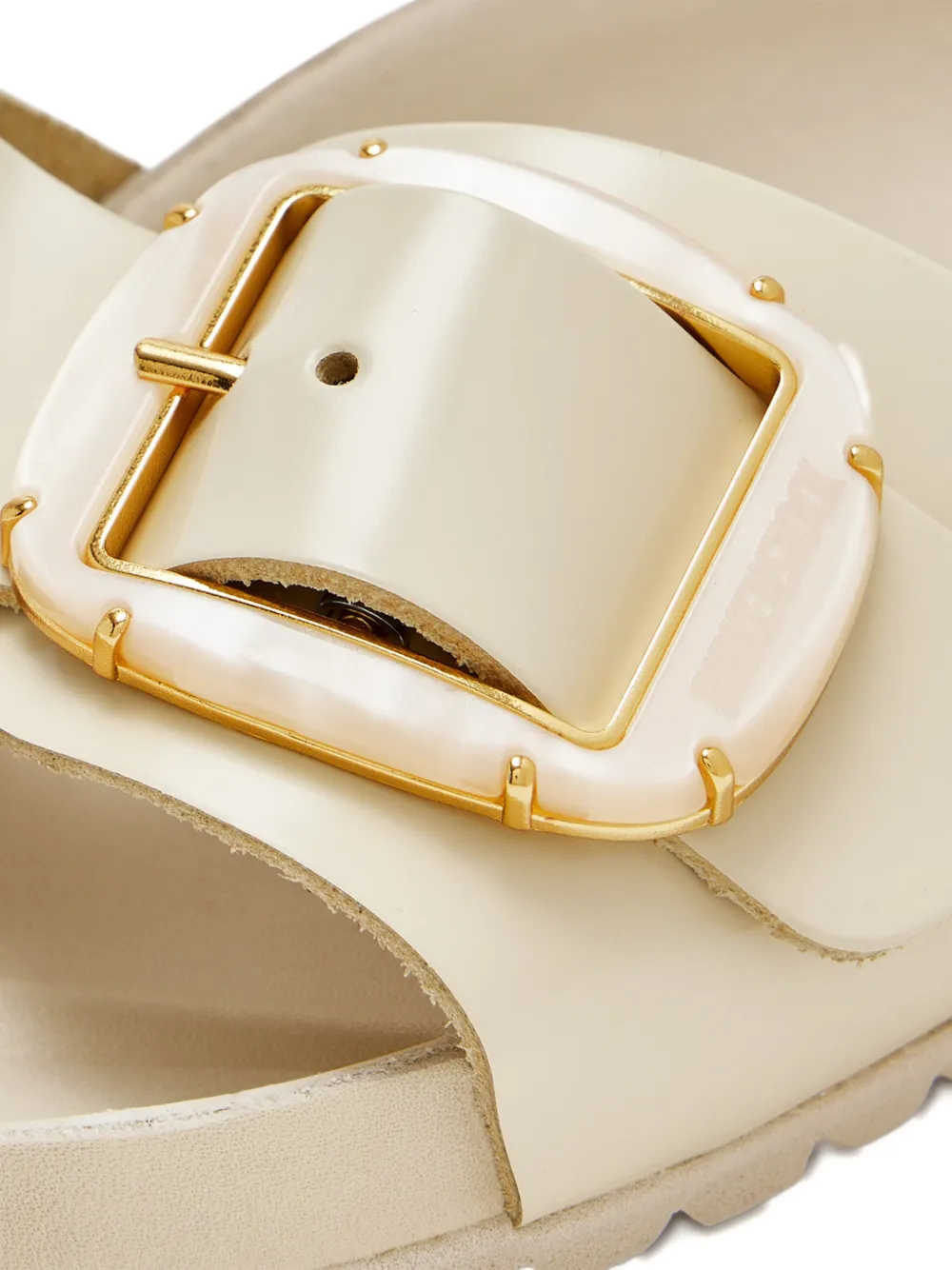 Birkenstock Madrid sandalen met gesp Beige