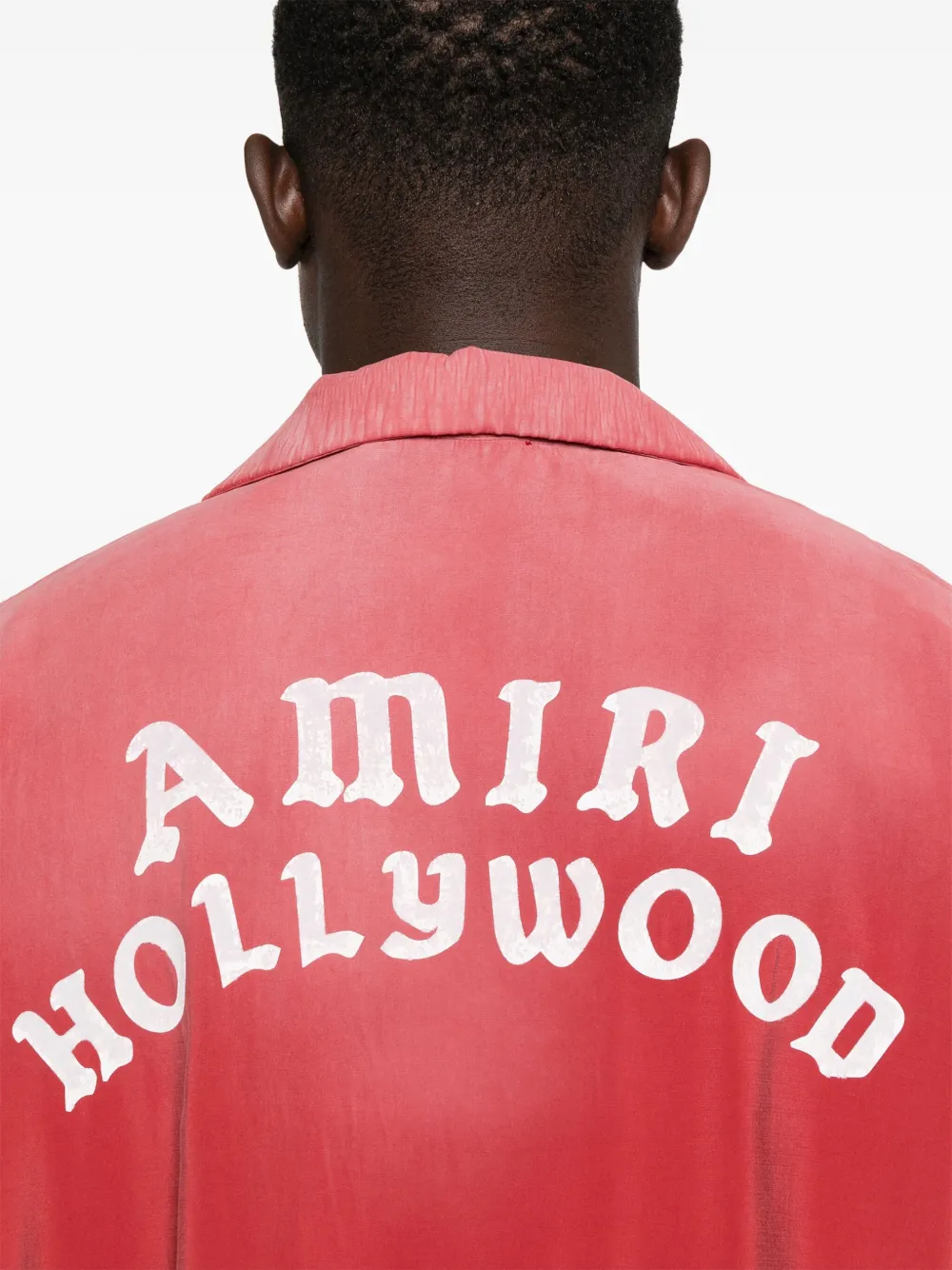 AMIRI Hollywood bowlingshirt Rood