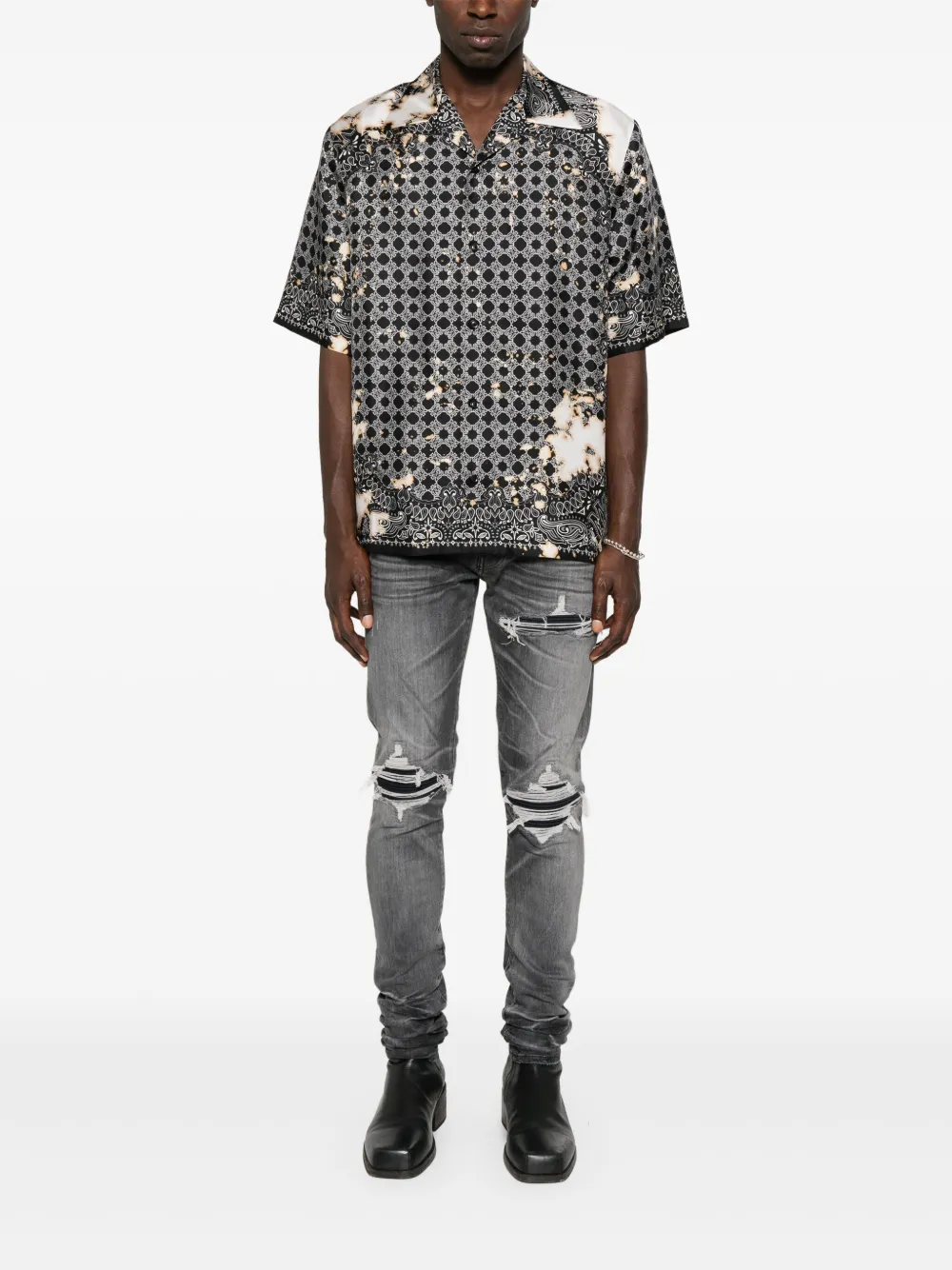 AMIRI camisa de seda con estampado de bandana | Image 2