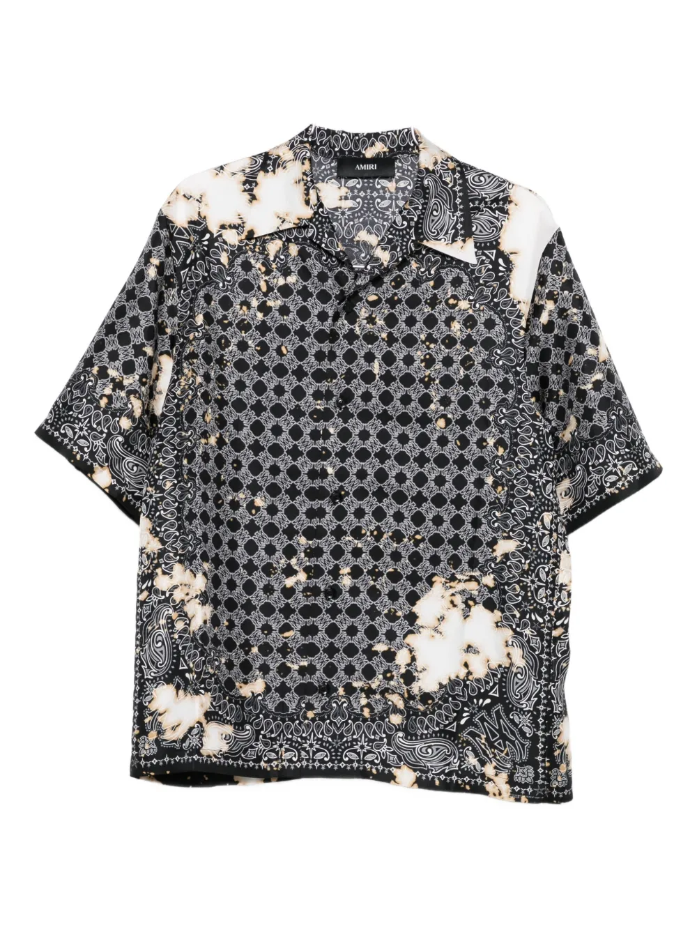 AMIRI silk bandana-print shirt