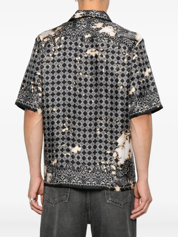 AMIRI Silk bandana-print Shirt | Black | FARFETCH