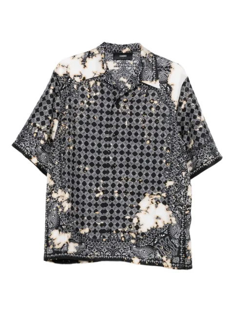 AMIRI silk bandana-print shirt