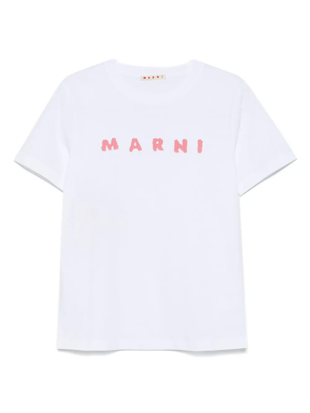 Marni T-shirt met logoprint Wit