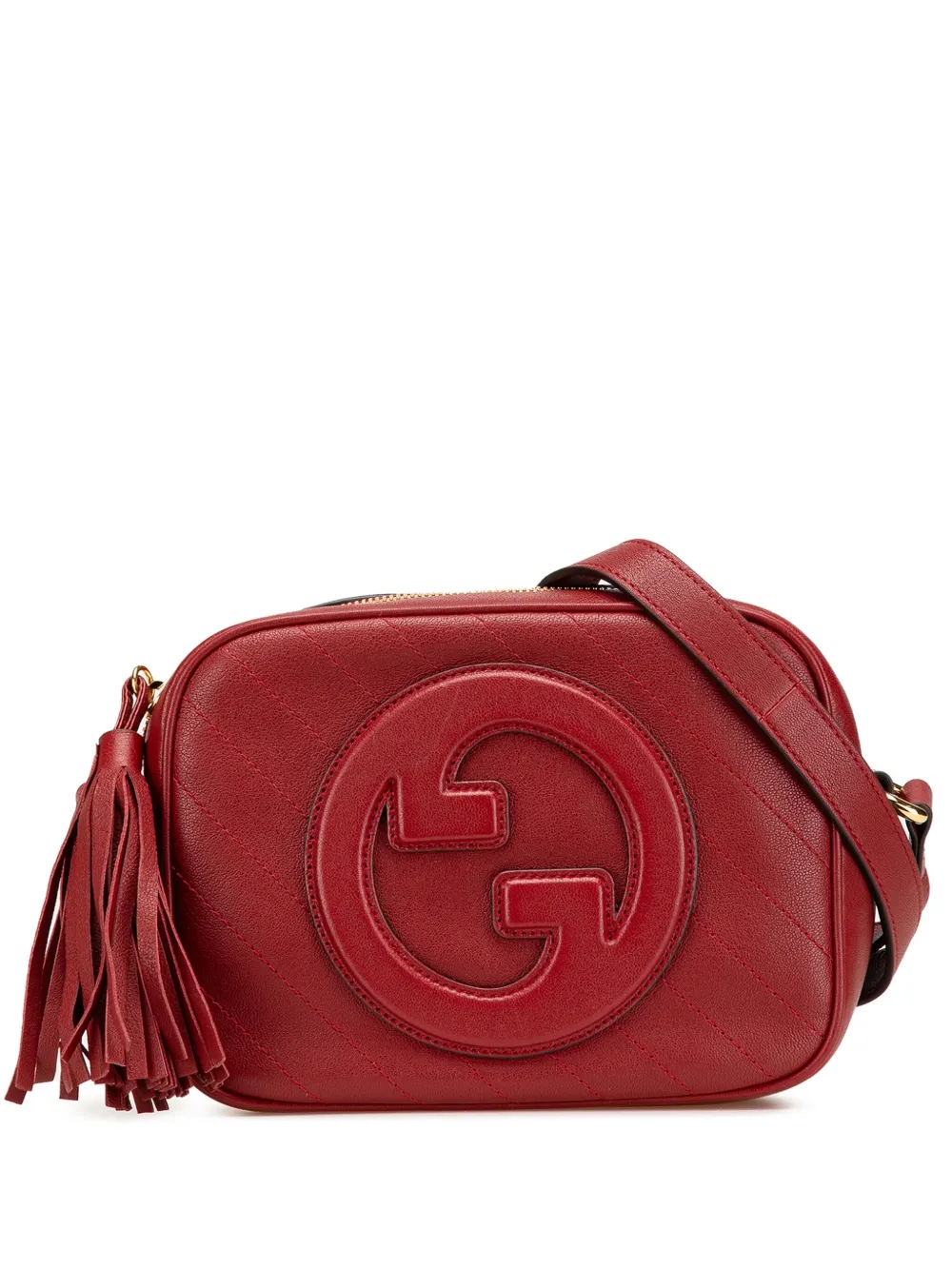 Gucci Pre-Owned 2016-2024 スモール レザー ブロンディ ショルダーバッグ - レッド Gucci Pre-Owned 2016-2024 スモール レザー ブロンディ ショルダーバッグ - レッド