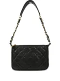 CHANEL Pre-Owned 2003 CC diamond-quilted shoulder bag - Black