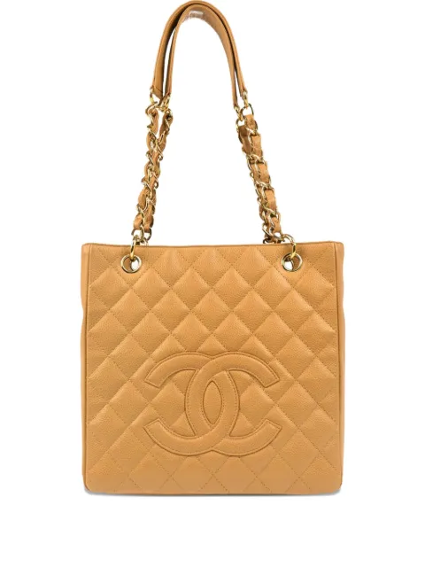 CHANEL Pre-Owned 2005 프티 쇼핑 PST 토트 백