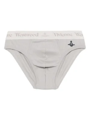 下着・アンダーウェア M1014 Vivienne Westwood TWO-PACK Briefs Vivienne Westwood Orb-motif Briefs (pack Of two) | Black