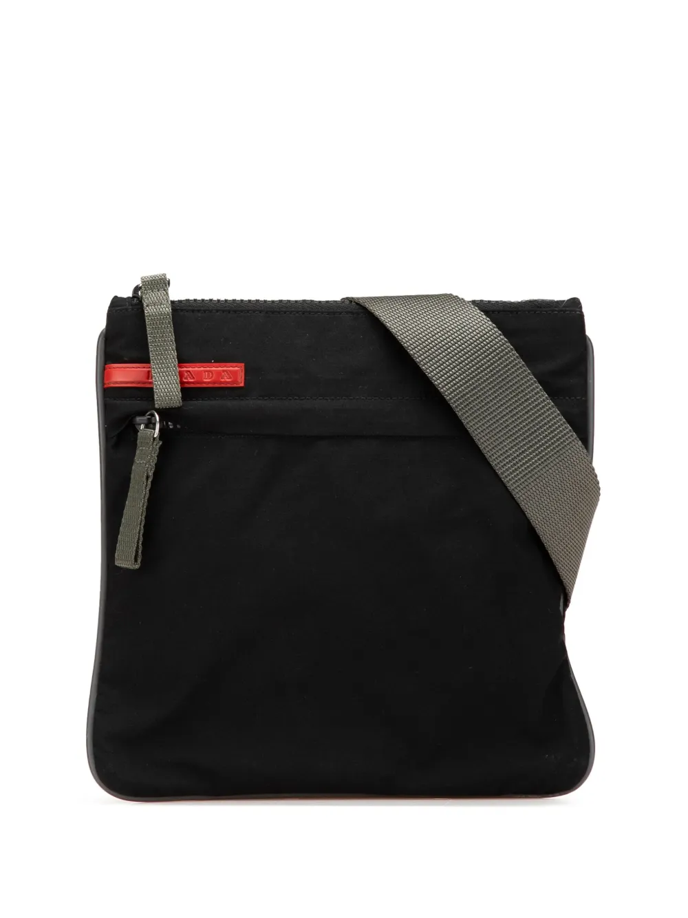 Pre-owned Prada 2010-2024 Tessuto Zip Top Sport Crossbody Bag