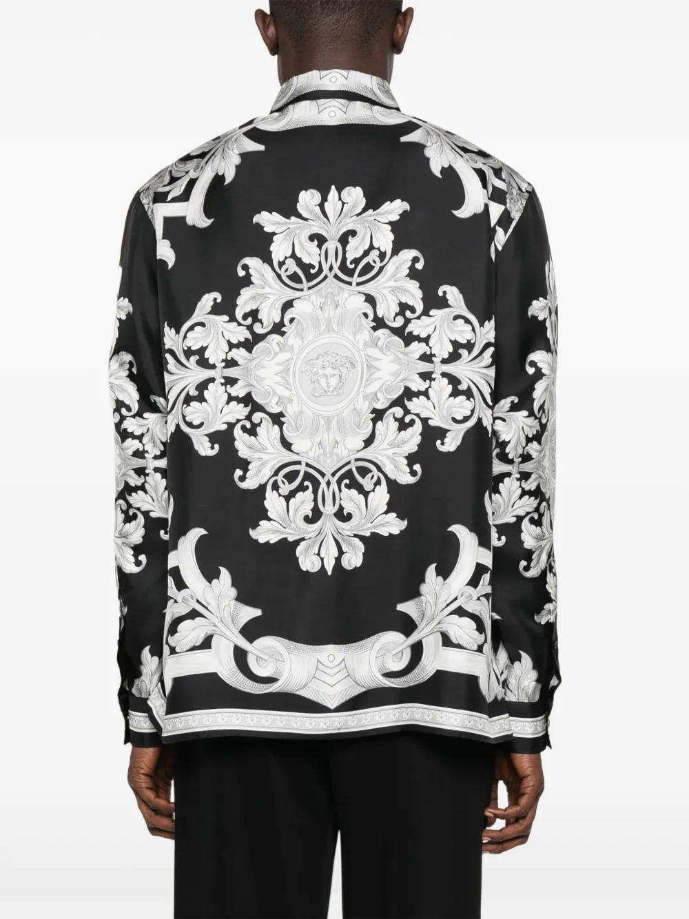 Versace Barocco shirt Zwart
