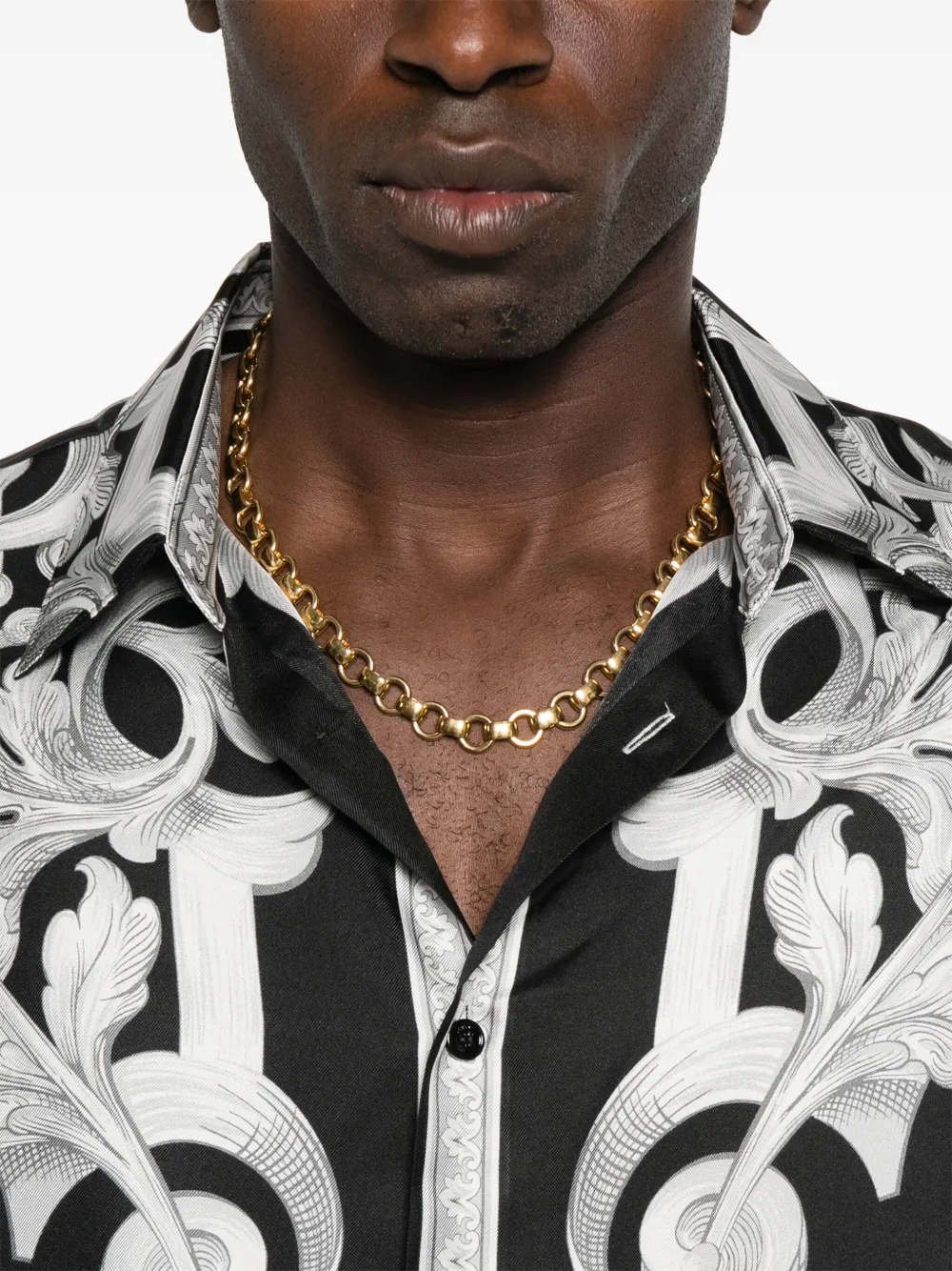 Versace Barocco shirt Zwart