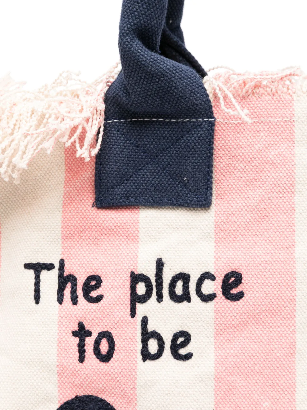 MC2 Saint Barth Gestreepte shopper Roze