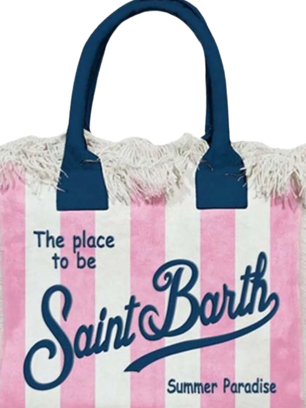 MC2 Saint Barth sac à main en coton à rayures | Sacs cabas | Image 2