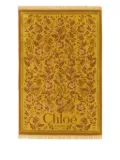 Chloé cotton beach towel - Yellow