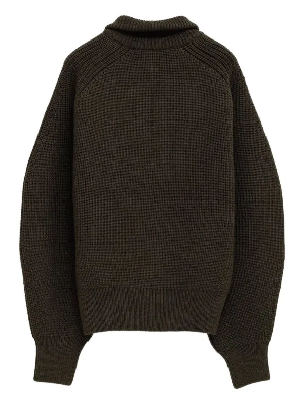JACQUEMUS ニットポロ JACQUEMUS Brushed stretch-knit polo sweater | THE OUTNET