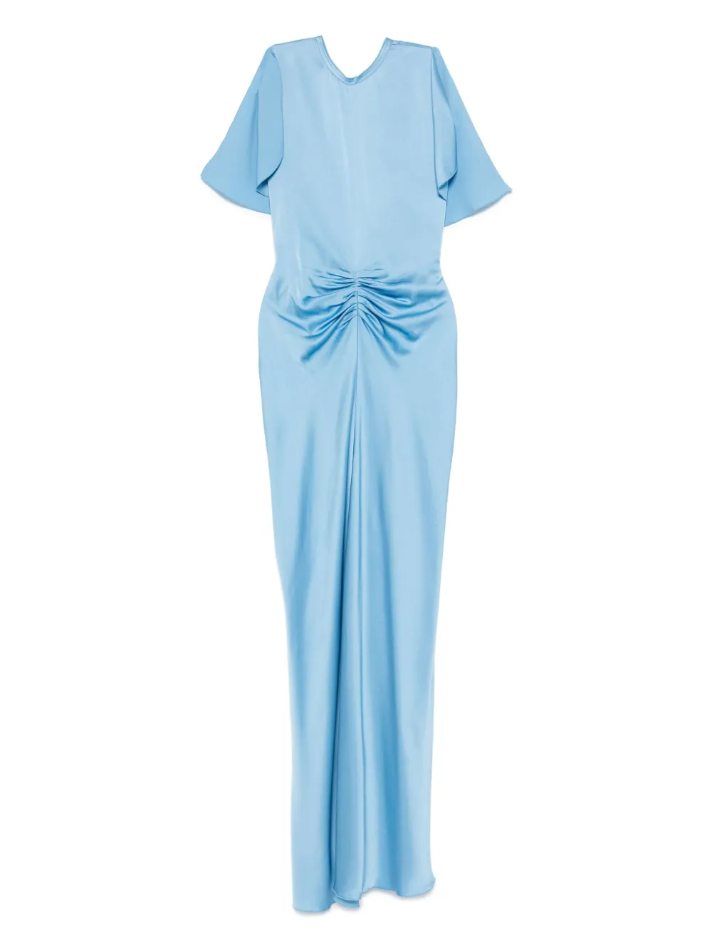 Victoria Beckham fitted-bodice maxi dress Blauw