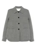 Jil Sander patch-pocket button-front jacket - Grey