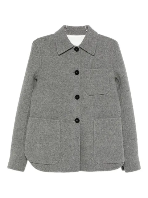 Jil Sander patch-pocket button-front jacket