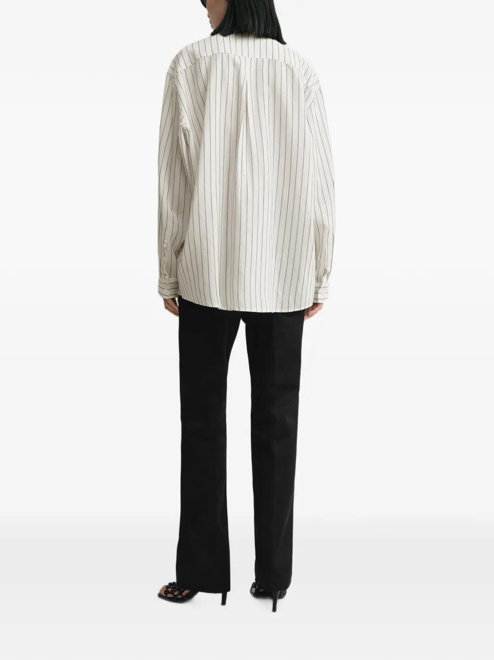 TOTEME Gestreept blouse Wit