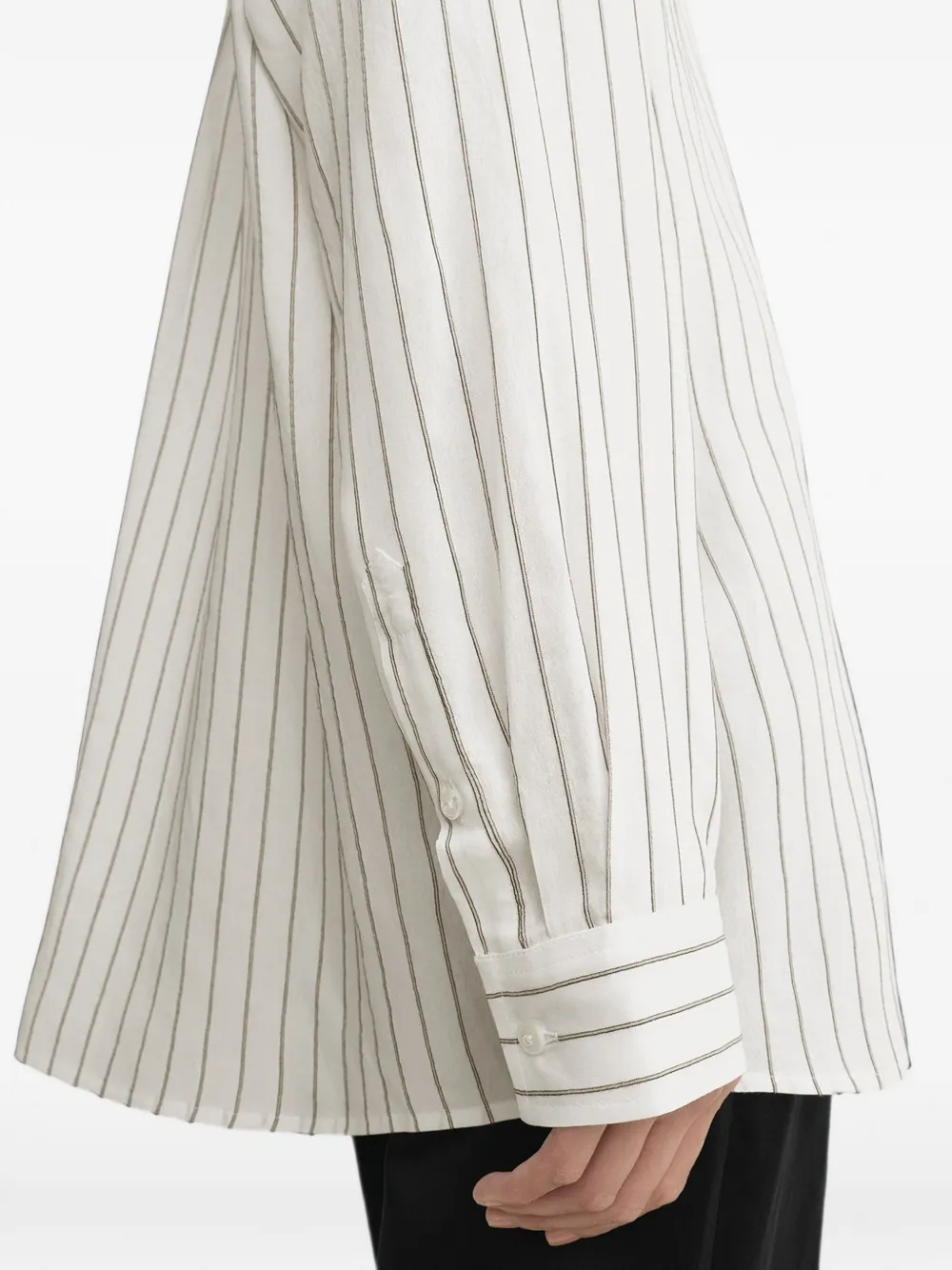 TOTEME Gestreept blouse Wit