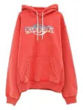Casablanca graphic-print drawstring hoodie - Red