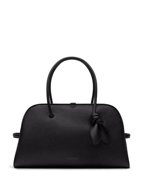 Jacquemus knot-detail leather shoulder bag