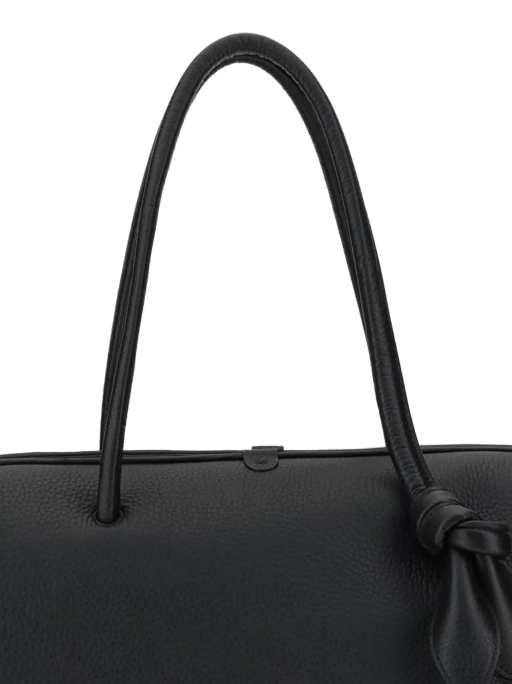 Jacquemus Tourism レザーショルダーバッグ L | ブラック | FARFETCH JP
