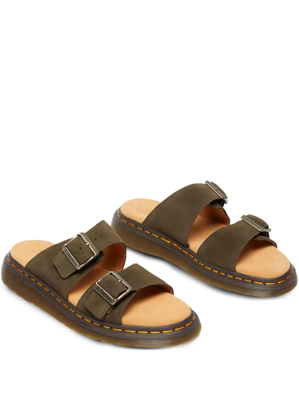 Dr. Martens Suède sandalen Groen